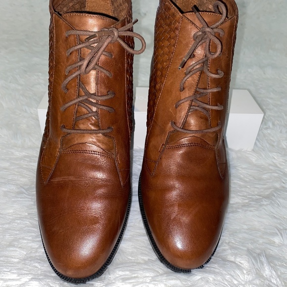 Trotters basket weave Marlene ankle boots 10W - Picture 5 of 10